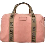 Cestovní dámská koženková kabelka Gita, růžová