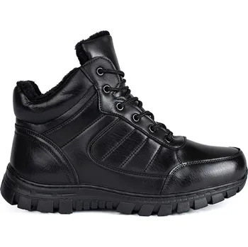 Pánské tenisky Černé zateplené pánské zimní boty 31102-2-B Velikost: 45