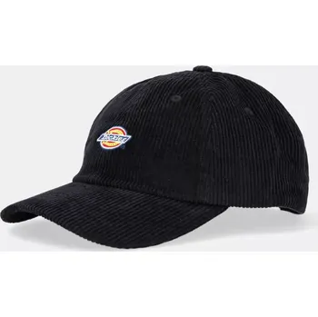 Kšiltovka Manšestrová kšiltovka Dickies černá barva, s aplikací, DK0A4ZAYBLK1 99X, vel. ONE SIZE