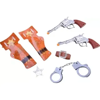 Dětská zbraň Kovbojský set - revolver, pouta