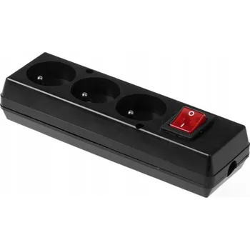 Elektrická zásuvka Elektrická Zásuvka Jonex černá