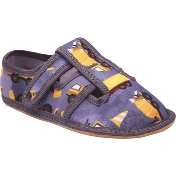 Chlapecké bačkory Dětská textilní barefoot obuv Bighorn MAHURY 5101 H Velikost 21