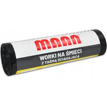 Pytle na odpadky Sáčky na odpadky 60 l, 10 ks, se stahovací páskou