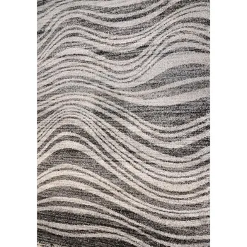 Koberec Kusový koberec SETA FLORANCE 6837A tm. šedá Rozměr: 160x230 cm