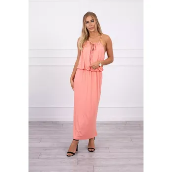 Dámské šaty Boho šaty s lososem Kesi růžová 3085985