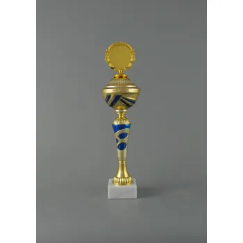 Sportovní zlato modrý pohár 32,5 - 39 cm - 32,5 cm