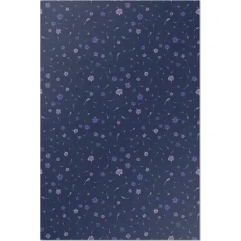 Koberec Vinylový Koberec s dekorativním potiskem drobné luční květy boho 60x90 cm