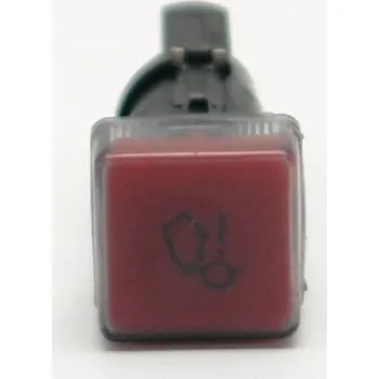 Kontrolka jištění sklopné kabiny červená