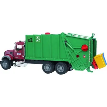 Nákladní auto MACK Granit - popelář, zelený