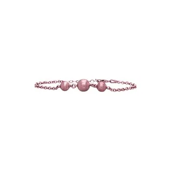 Náramek Stříbrný náramek se třemi kuličkami