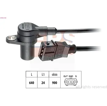 Kliková hřídel Senzor, otáčky motoru EPS 1.953.132