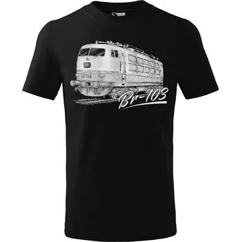 Tričko BR – 103 – PEN - dětské (Velikost: 110, Barva trička: Černá)