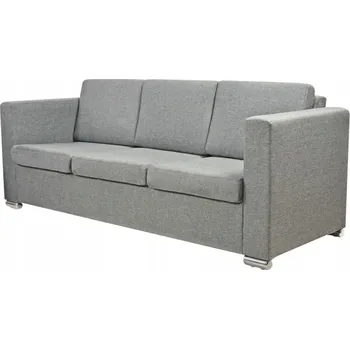 Pohovka Pohovka Elegance světle šedá 191x73x78 cm