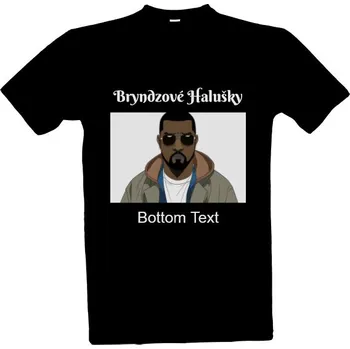 Pánská móda T-shock Tričko s potiskem Bryndzové Halušky Imperial pánské