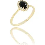 Prsten ze žlutého zlata ONYX
