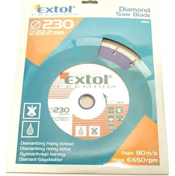 Pilový kotouč Extol Premium 108715 Kotouč diamant 230 mm segment.