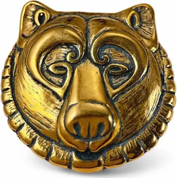Přívěsek Drakkaria MEDVĚD, hlava, přívěšek, bronz