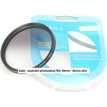 Green-L 49mm šedý přechodový filtr