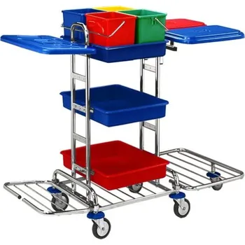 Úklidový vozík Servisní vozík KOMBI MIDI III P