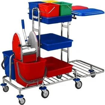 Úklidový vozík Servisní vozík KOMBI MIDI IV P