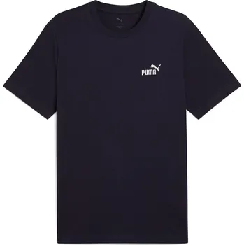 Pánské Tričko s krátkým rukávem PUMA ESS SMALL NO. 1 LOGO TEE 68253416 – Tmavě modrá S