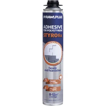 Průmyslové lepidlo RAWPLUG RAWPLUG polyuretanová pěna na izolace 750ml RPP-FIX-K-CZ