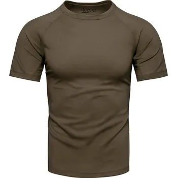 Pánské tričko Recea Pánské tričko s krátkým rukávem Seman tmavě hnědá XL