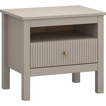 Noční stolek Noční stolek 1s (X) taupe Kleo