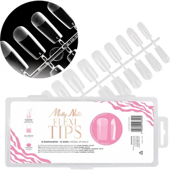 Molly Nails Gelové Flexi tipy square na prodloužení nehtů 240 ks