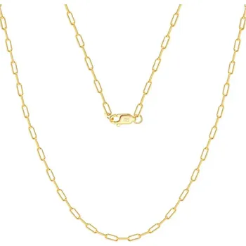 Řetízek Majya Stříbrný řetízek DAREL 45+5 cm | šířka 2 mm pozlacený Ag/; ≤2,08 g 11578