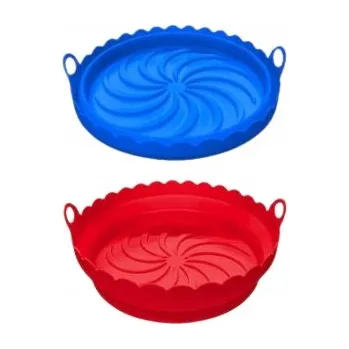 Forma na pečení SILIKONOVÁ Forma do PEČENÍ do Trouby Fritézy ŽÁRUVZDORNÁ 20,5cm 2ks