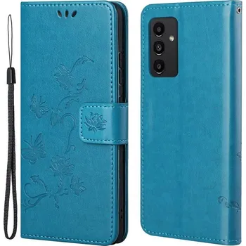 Pouzdro na mobilní telefon Flower knížkové pouzdro na Samsung Galaxy A13 4G - modré