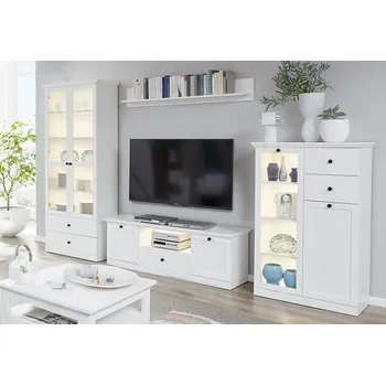 Obývací stěna Mebel Bos Obývací sestava 3.0 m bílá