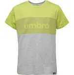 Chlapecké triko Umbro WESTON 116/122 Světle zelená, Šedá