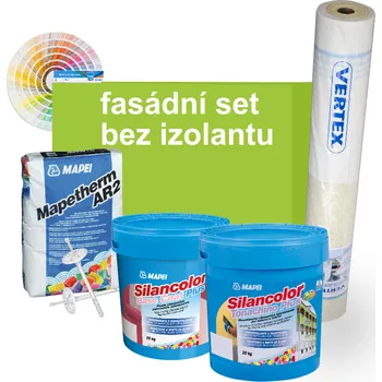 Tepelná izolace Mapei - set Zateplení fasády bílým polystyrenem Mapetherm PLUS tl. fasádní set bez izolantu