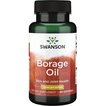 Přírodní produkt Swanson Borage Oil 60 cps.