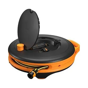 Držák na zahradní hadici Buben s hadicí Fiskars WaterWheel Comfort S, 3/8”, dosah 15 m (1071660)