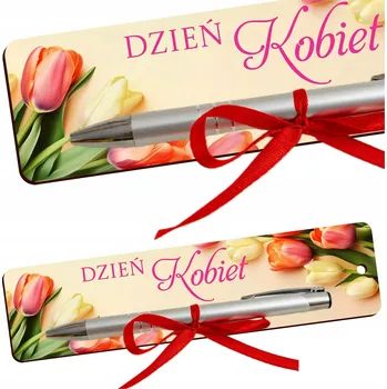 Doplněk ke knize Dárek ke Dni žen do školy, záložka s perem, dárek do práce