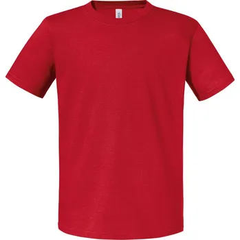 Dětská móda Jerzees Tričko Eco Premium 470Y, z bio bavlny, krátký rukáv, dětské COT09470Yait00-true red Červená XS