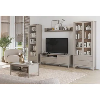 Obývací stěna Mebel Bos Obývací sestava 3.15 m + konferenční stolek taupe Kleo