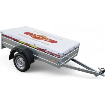 MARO Kralovice Jednoosý nebrzděný přívěs MARO 03/2007 750 kg 2060x1110 mm s přetahovací plachtou