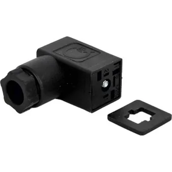 Ventil Konektor cívky velikost 0C (DIN/EN-C), černý