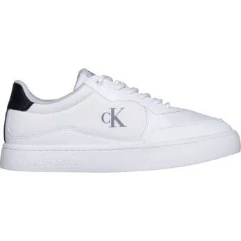 Pánská móda Pánské tenisky Calvin Klein CLASSIC CUPSOLE TECHRIPSTOP 41 Bílá, Černá, Šedá