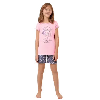 Dívčí pyžamo Dívčí krátké pyžamo Italian Fashion Lotte 98/104 Růžová