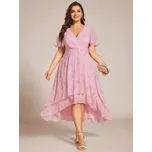 Ever Pretty dámské šaty květy 02084-5 růžová 6XL