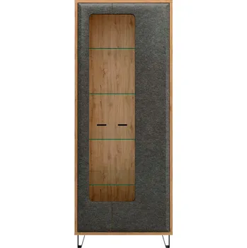 Knihovna Vitrína 2w Grace dub navarra / grafit