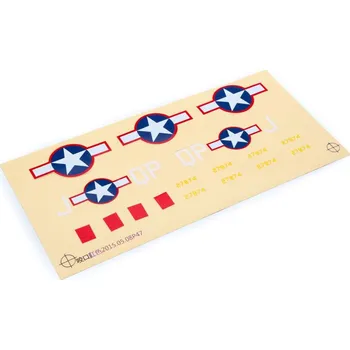 RC náhradní díl E-flite samolepky: UMX P-47 BL