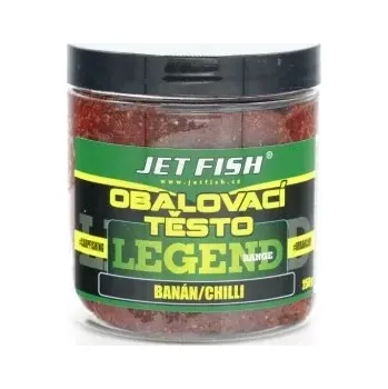 Nástraha JET FISH Legend range Vyvážené boilie : BANÁN / CHILLI 250ml - 20mm