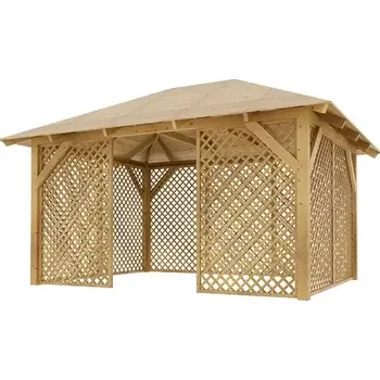 Zahradní stavba Dřevěná pergola Altán Ibiza+Ester 300x400