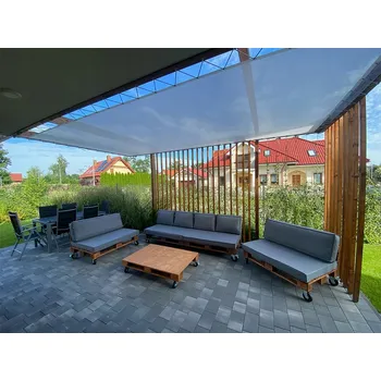 Krycí plachta PLACHTOVÁ STŘECHA SLUNEČNÍ PLACHTA PRO PERGOLU ALTÁN PATIO NA MÍRU